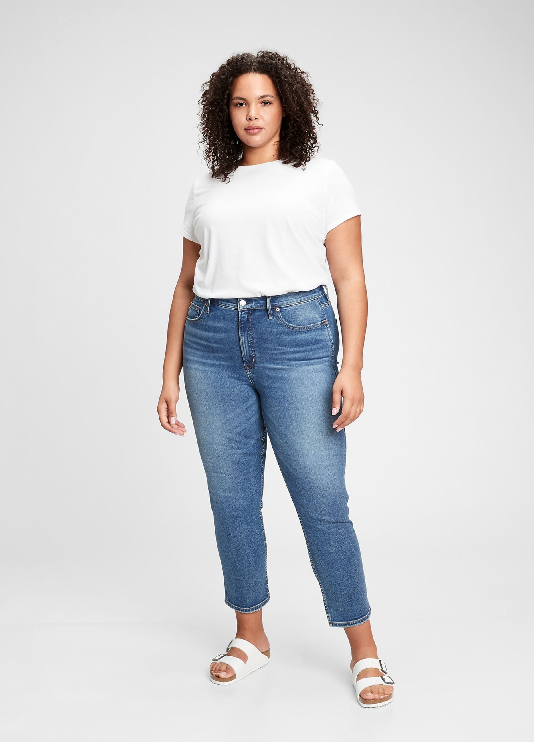 Slim-fit ankle jeans