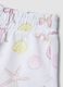 White pure cotton girls&rsquo; shorts with nautical prints_3