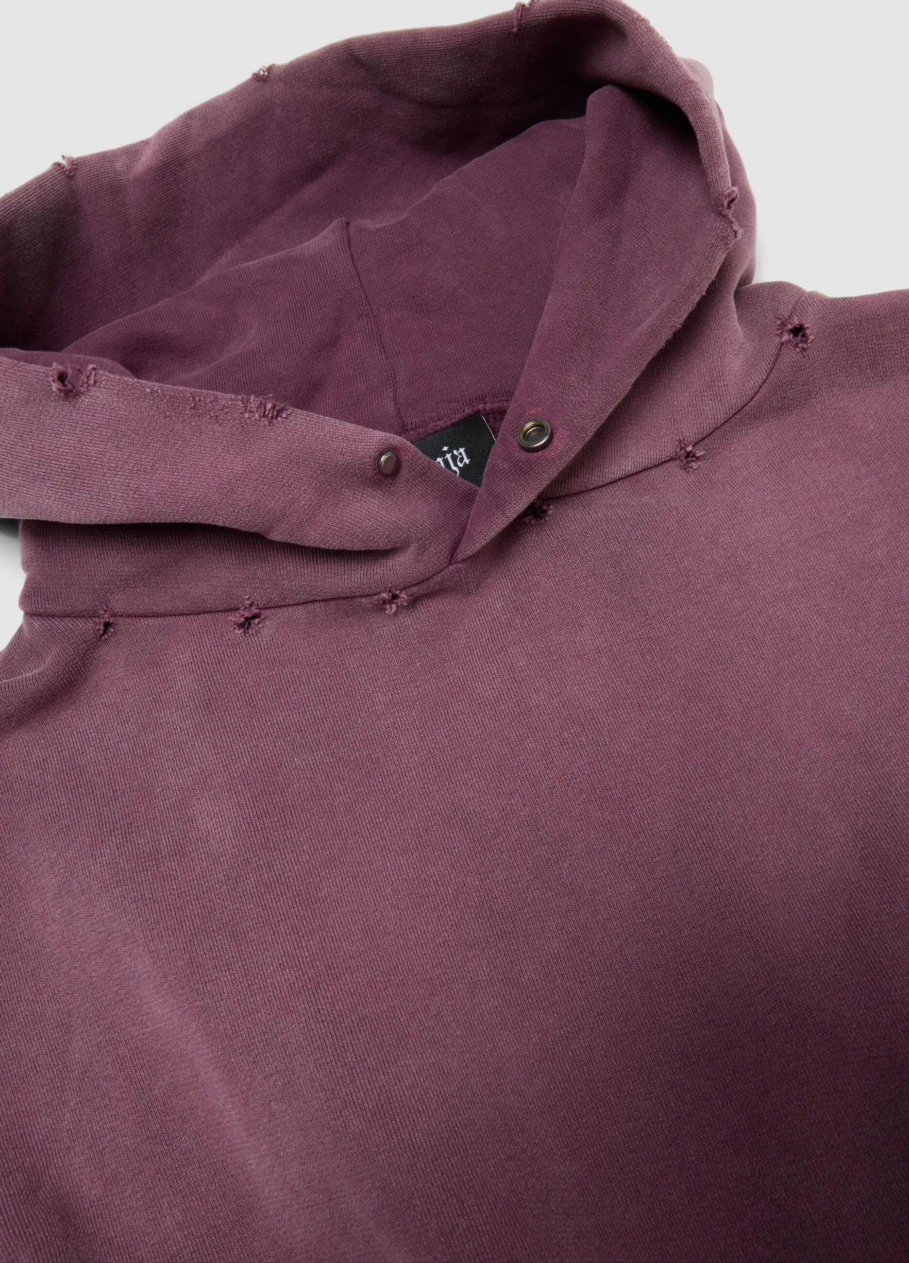 Sun-Faded Burgundy Hoodie