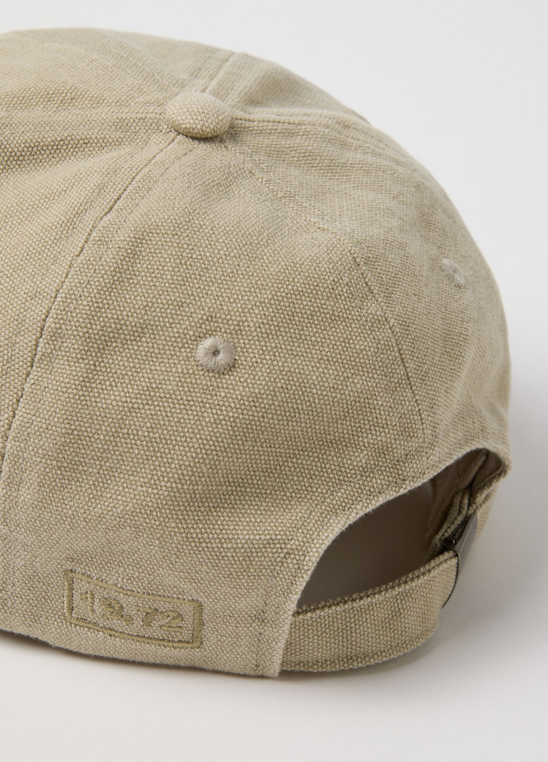 Grey pure cotton baseball cap