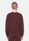Brown cotton-blend sweatshirt with crew neck and teddy print_2