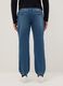 Blue denim regular fit jeans with elastic_2