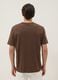 Brown pure cotton relaxed-fit T-shirt_3