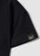 Girls&rsquo; black cropped stretch-cotton T-shirt with print_3