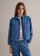 Regular fit blue denim pure cotton shirt_2