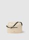 Beige shoulder bag with adjustable strap_0