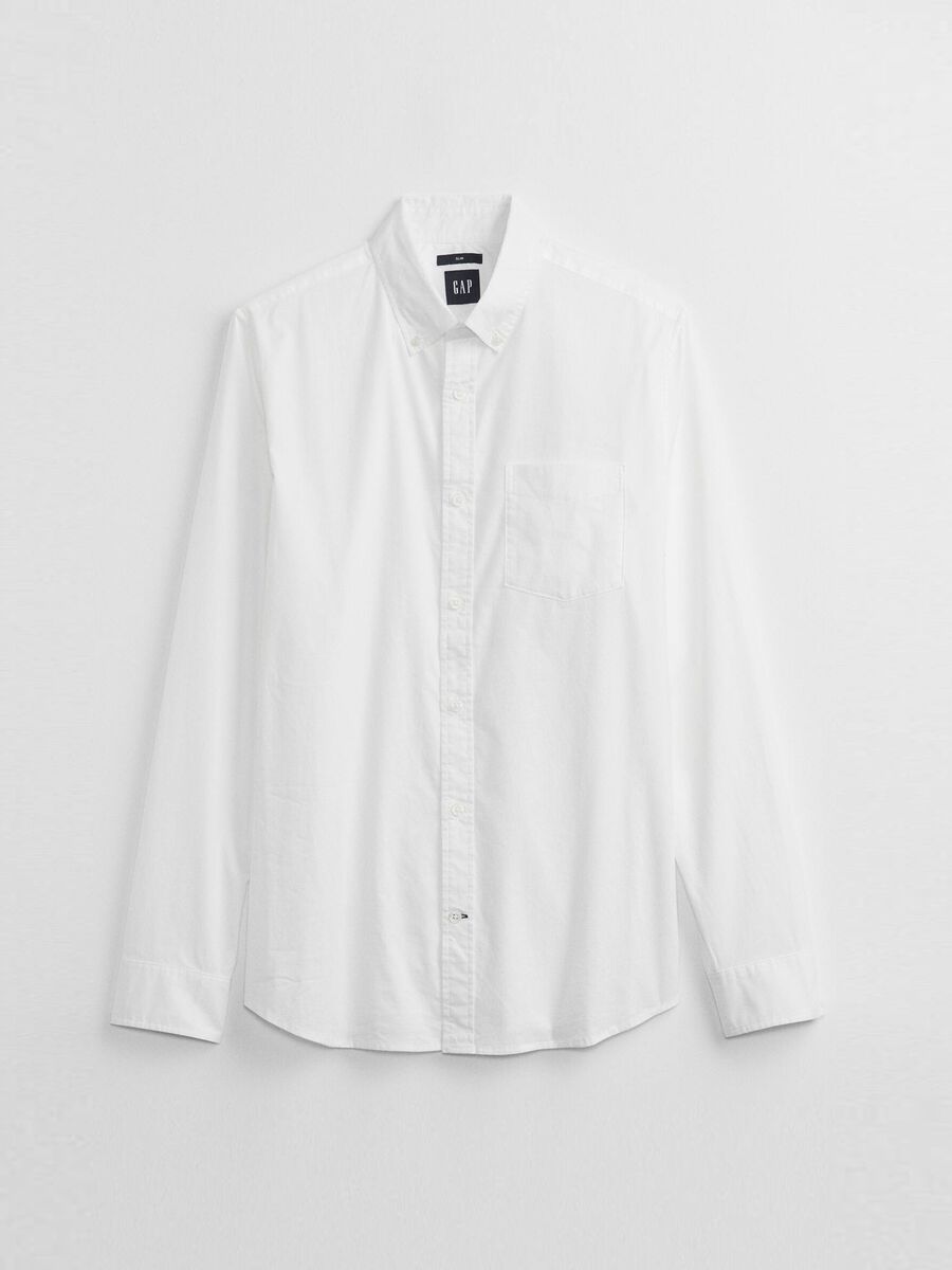 Slim-fit shirt in poplin_2