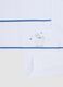 White pure cotton baby sheet with rocking horse embroidery_1