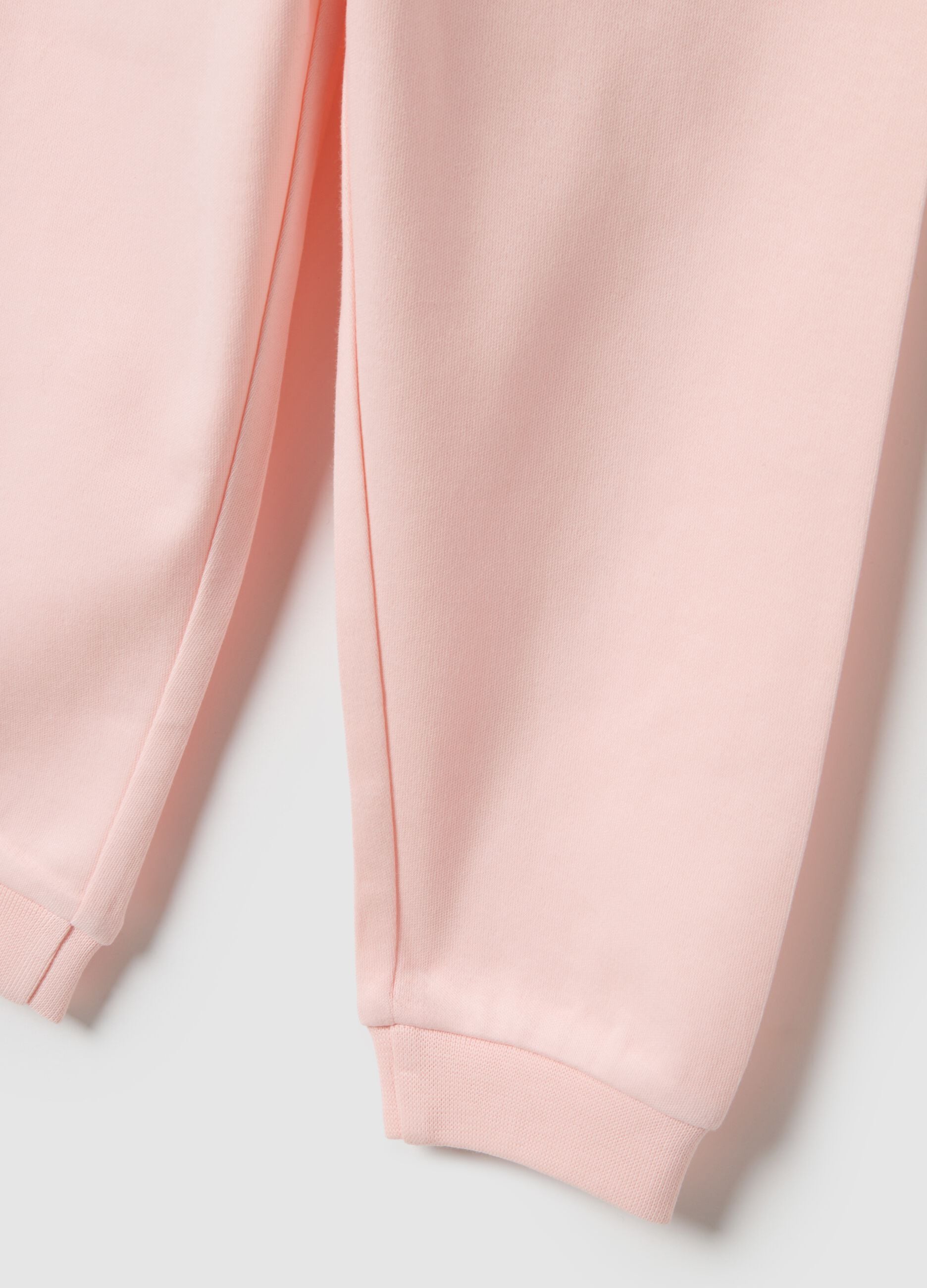 Baby girl's pink pure cotton pyjamas in regular fit with print