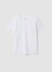 White pure cotton regular-fit T-shirt with embroidered chest pocket_4