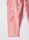 Two-pack multicolour elastic cotton leggings for slim fit baby girls_3
