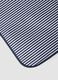 Blue striped throw with handle_2
