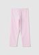 Girls' Multicoloured Check Skinny Cotton Leggings_1