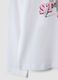 Pink pure organic cotton star-print T-shirt for girls_3