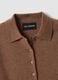 Brown pure wool crew-neck jumper_5
