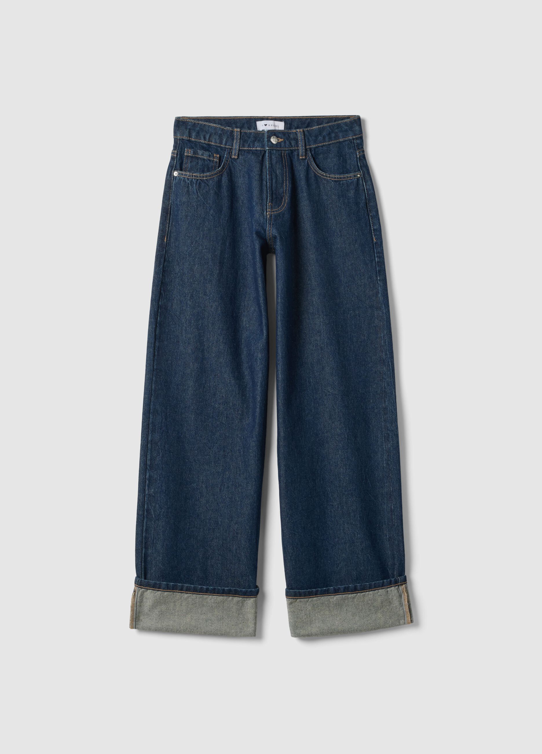 Pure Cotton Blue Boyfriend Fit Jeans