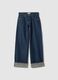 Pure Cotton Blue Boyfriend Fit Jeans_4