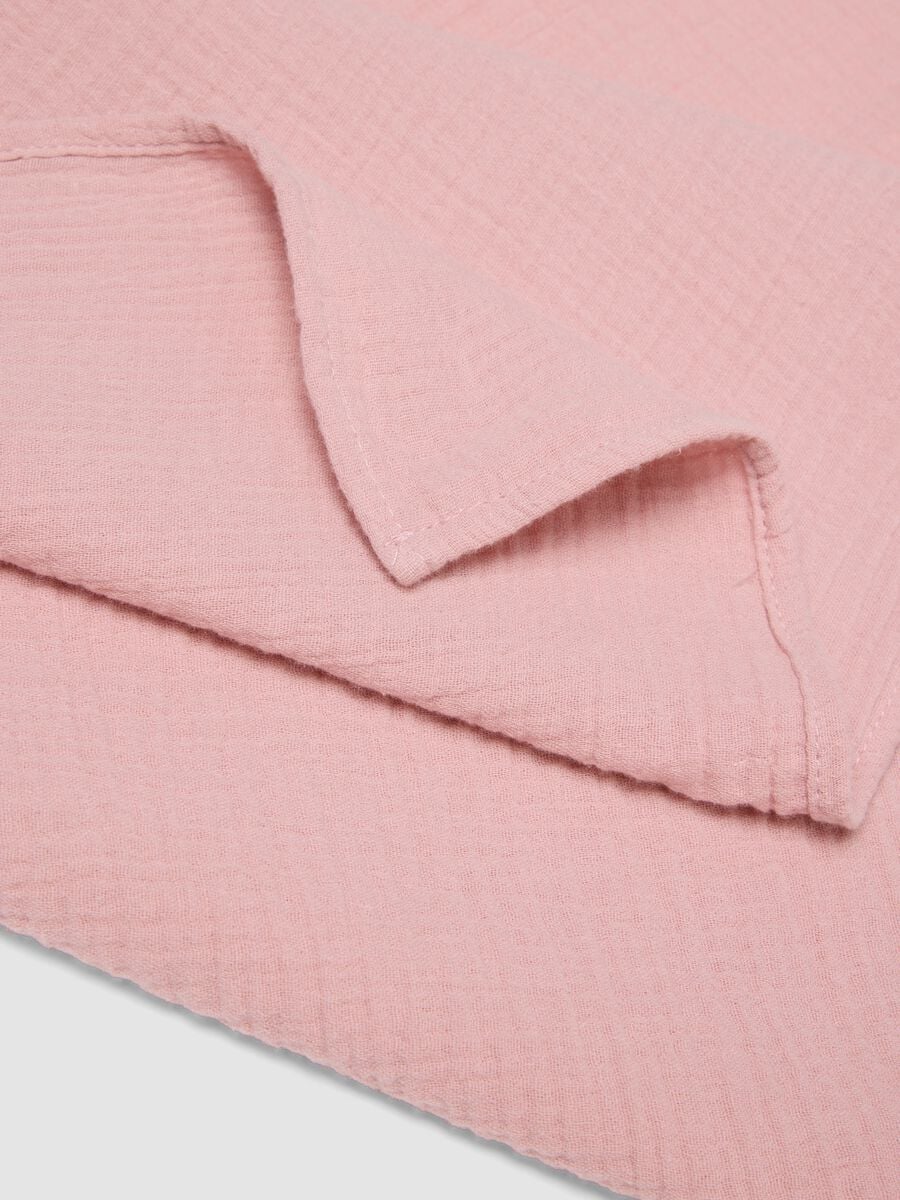 Two-pack of multicoloured pure cotton blankets for newborn girls_1