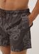 Brown swim shorts with all-over print_4