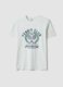 White printed pure cotton regular-fit T-shirt_4
