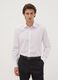 White slim-fit shirt with classic collar, easy-iron_0