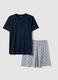 Blue cotton jersey pyjamas_4