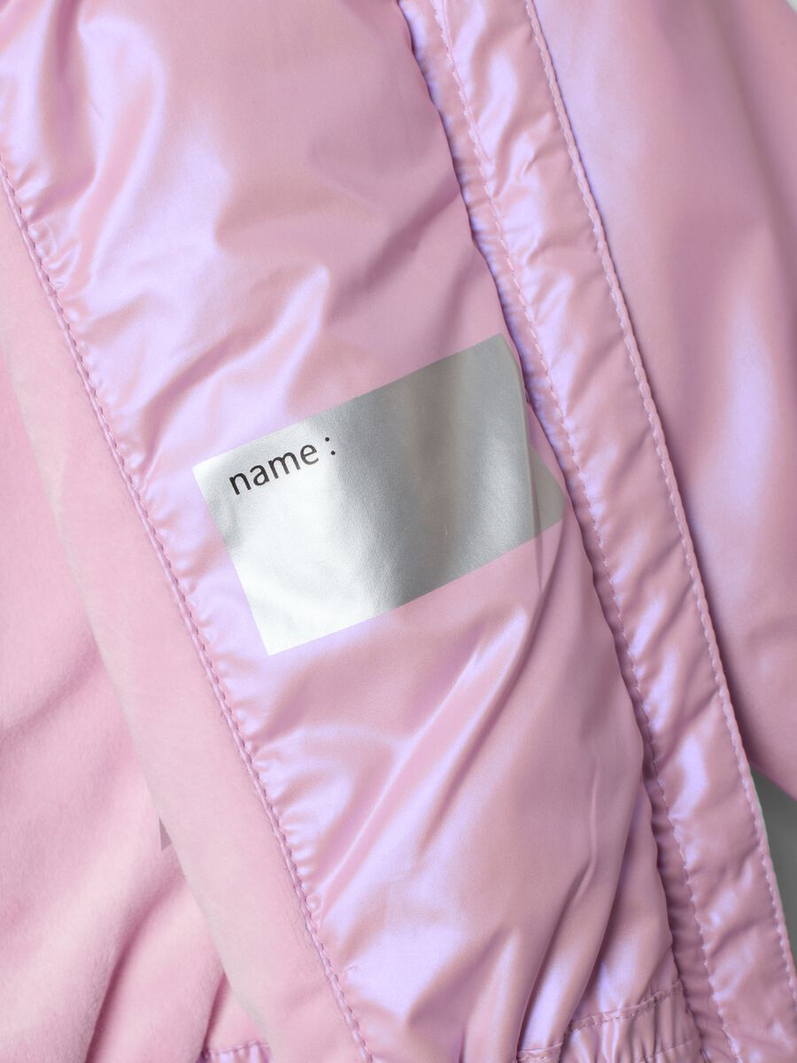 Lightweight pink zip-up hoodie jacket for girls, regular fit_2