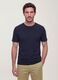 The Iconic Tee blue pure cotton short-sleeve T-shirt, regular fit_3