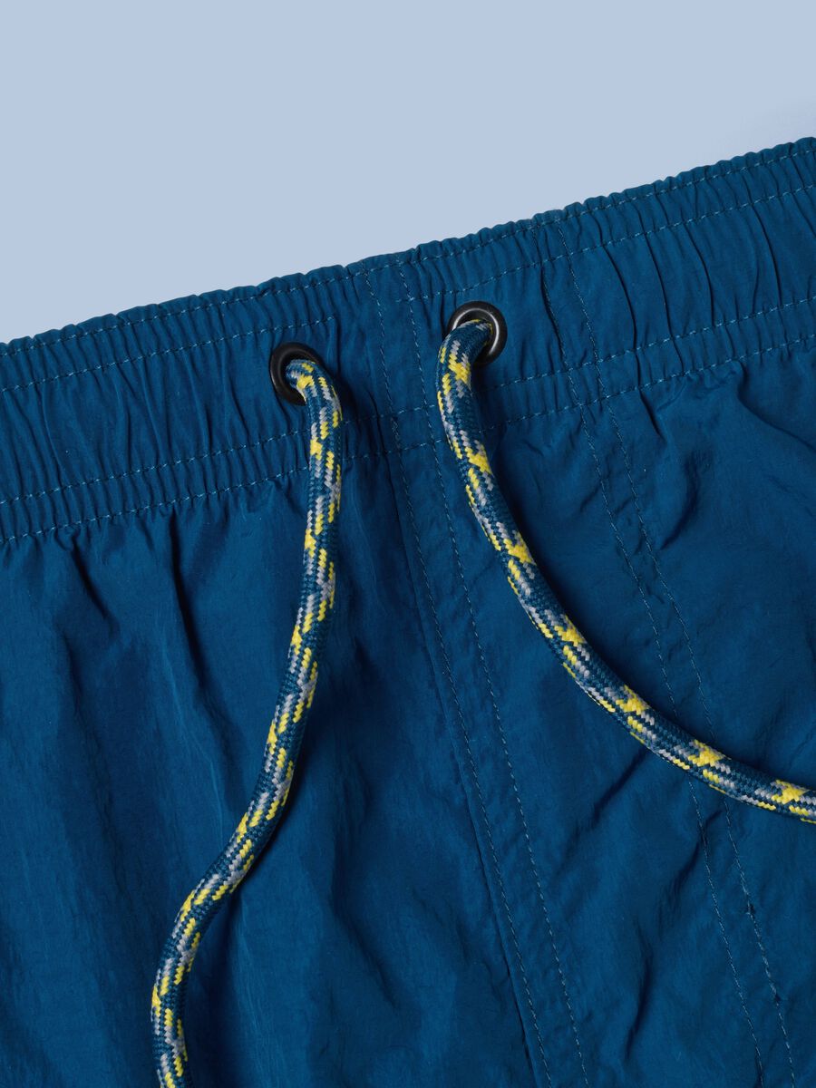 Costume boxer blu con vita elasticizzata ALTAVIA SAILING_6