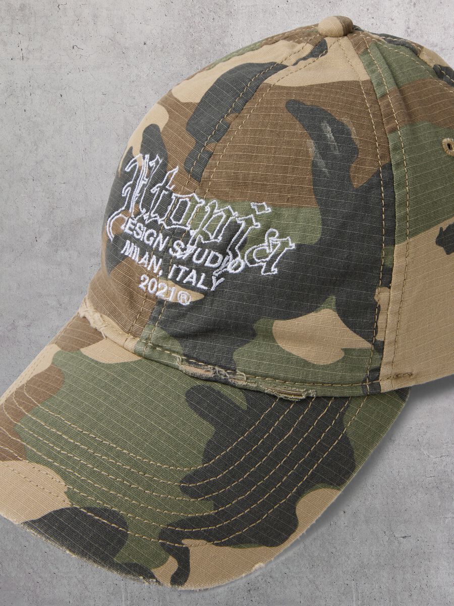 Distressed Camo Cap_1