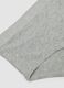 Grey stretch organic cotton culotte briefs_3