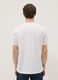 White pure cotton T-shirt with front print, regular fit_3