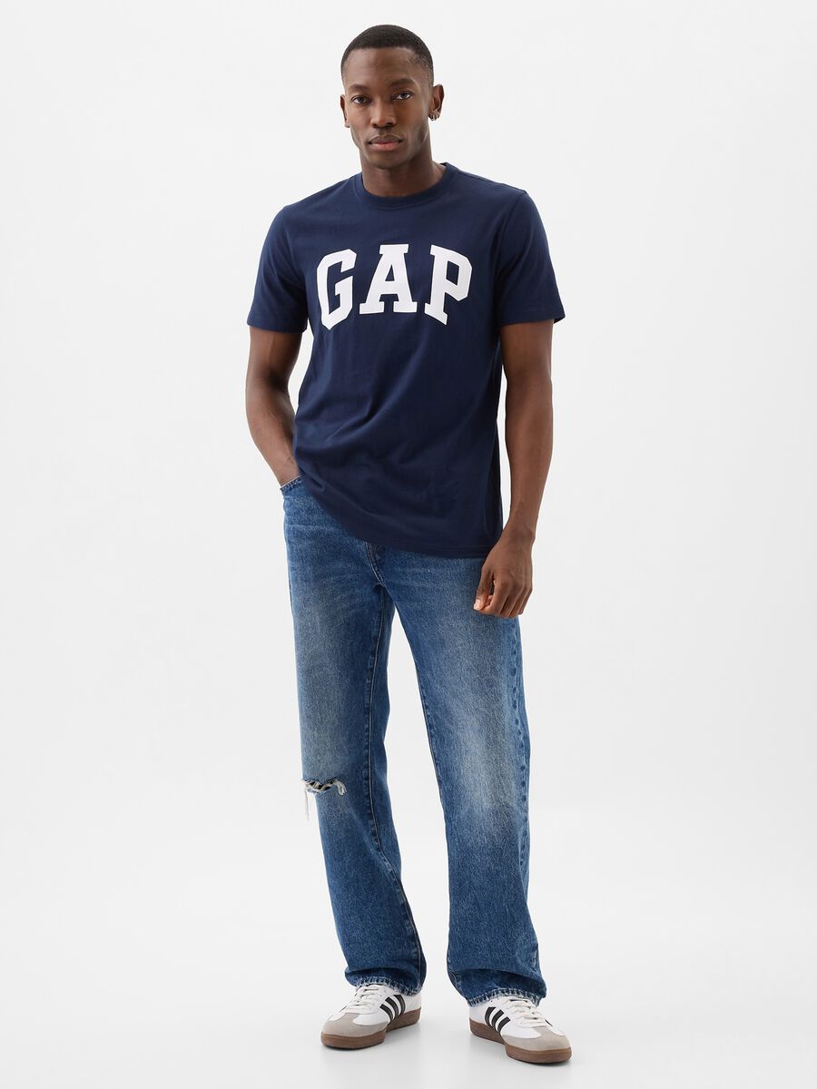 Cotton T-shirt with logo print_2