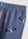 Blue organic cotton pyjamas with Mickey Mouse print_3