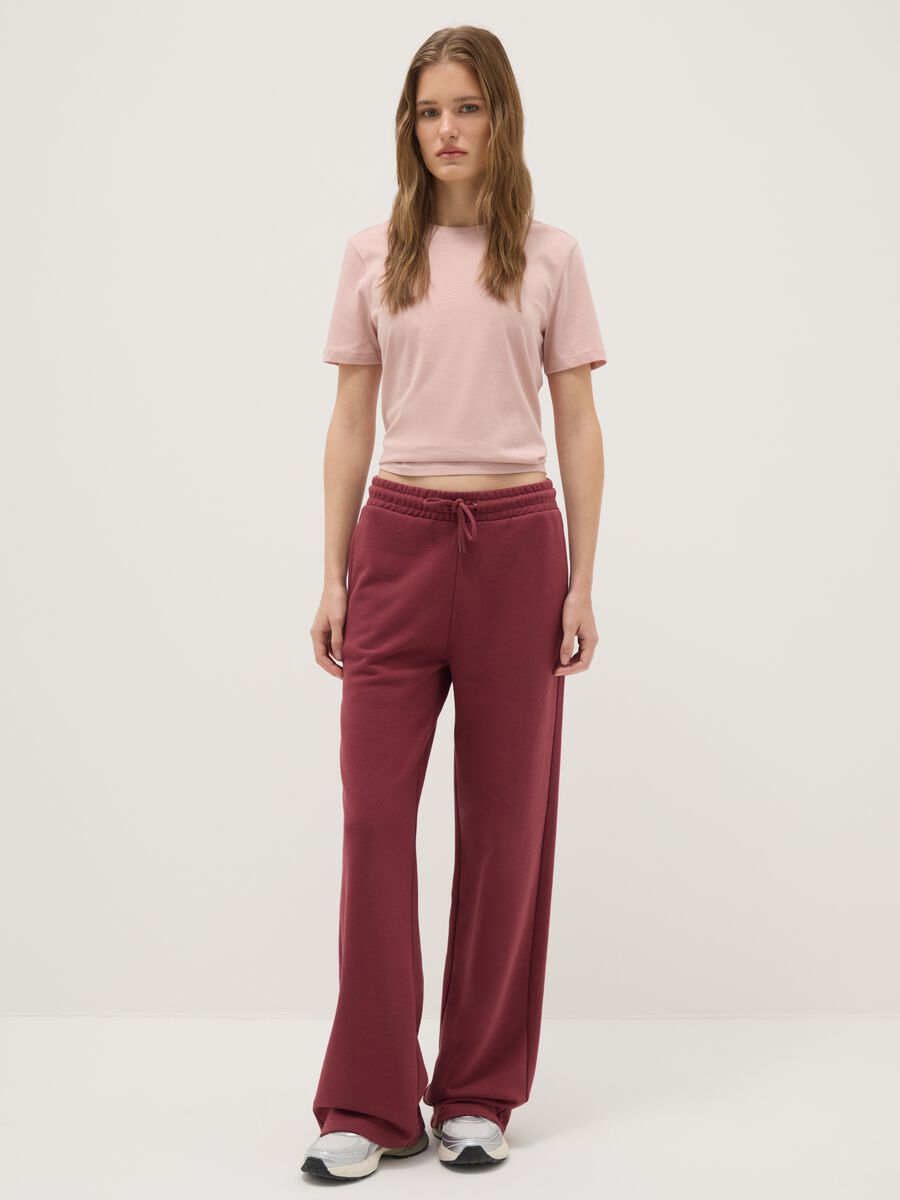 Pink Pure Cotton Regular Fit T-shirt_1