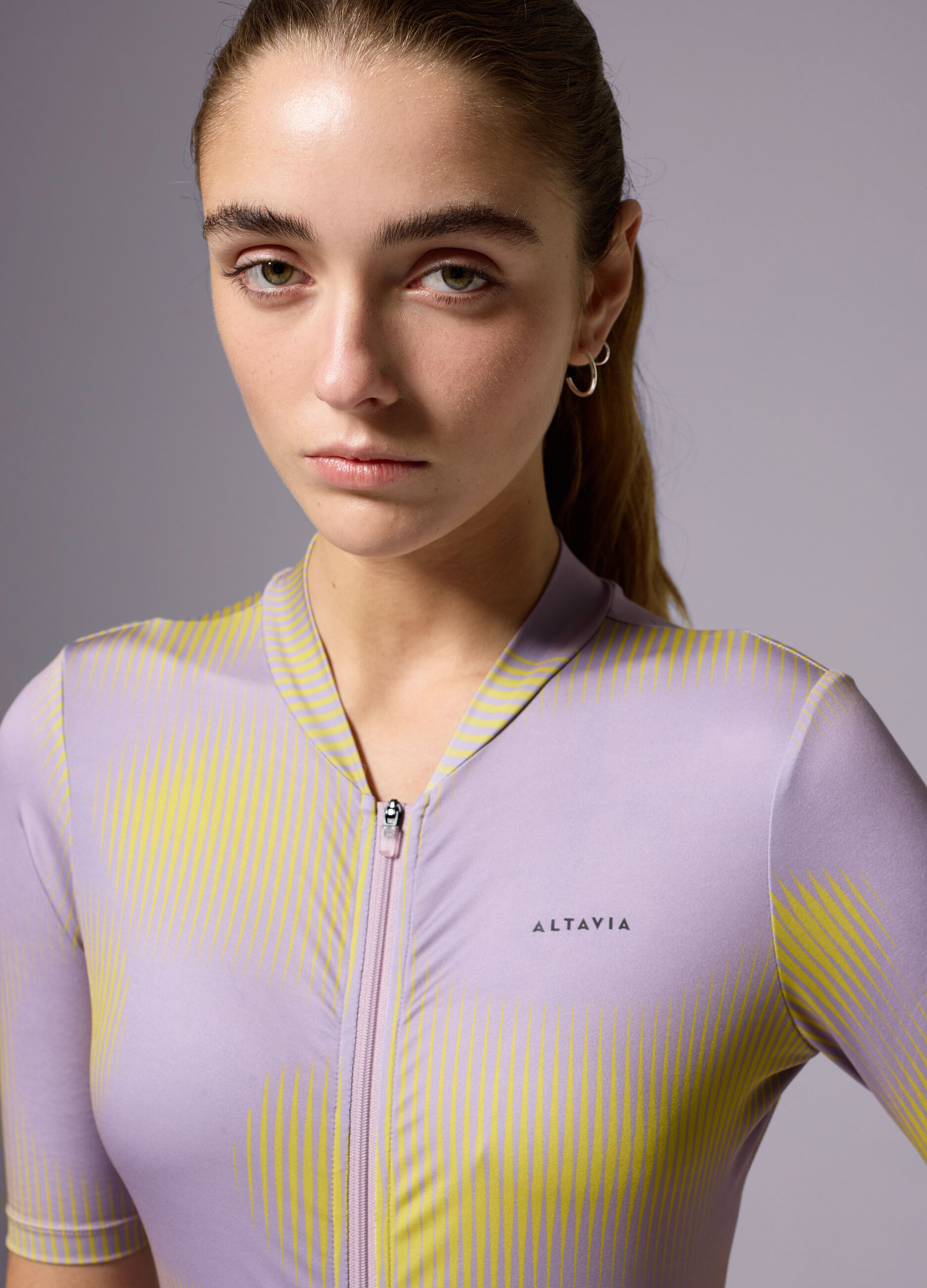 ALTAVIA full-zip cycle T-shirt
