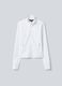 White ALTAVIA COURT full-zip sweatshirt in stretch technical fabric_4