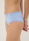 Blue stretch-fabric briefs with lace detailing, regular fit_3