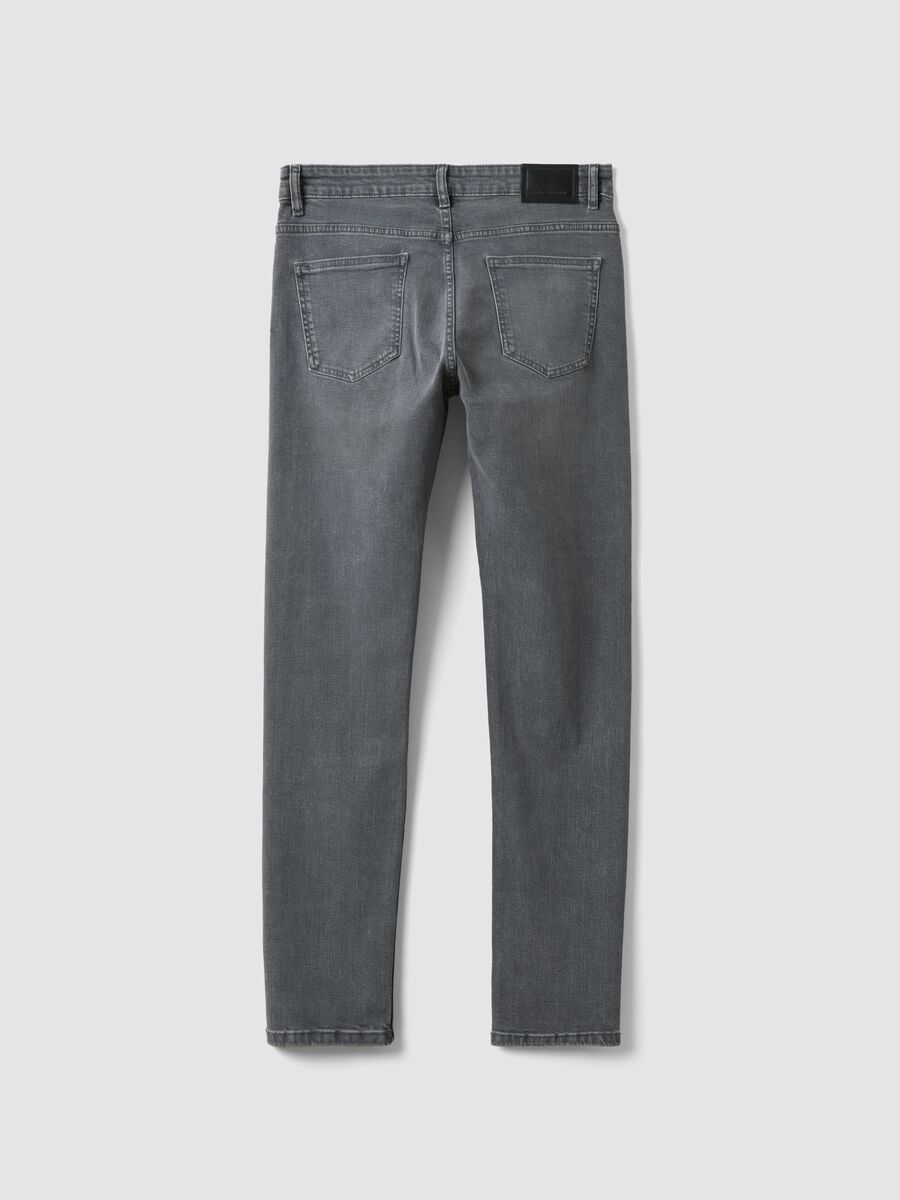 Grey stretch-cotton slim-fit denim jeans_2