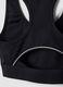 Black breathable stretch sports bra ALTAVIA STUDIO_6