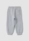 Grey cotton-viscose blend joggers_1