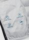 Grey Ultralight Padded Gilet with Zip and High Neck for Boys_2