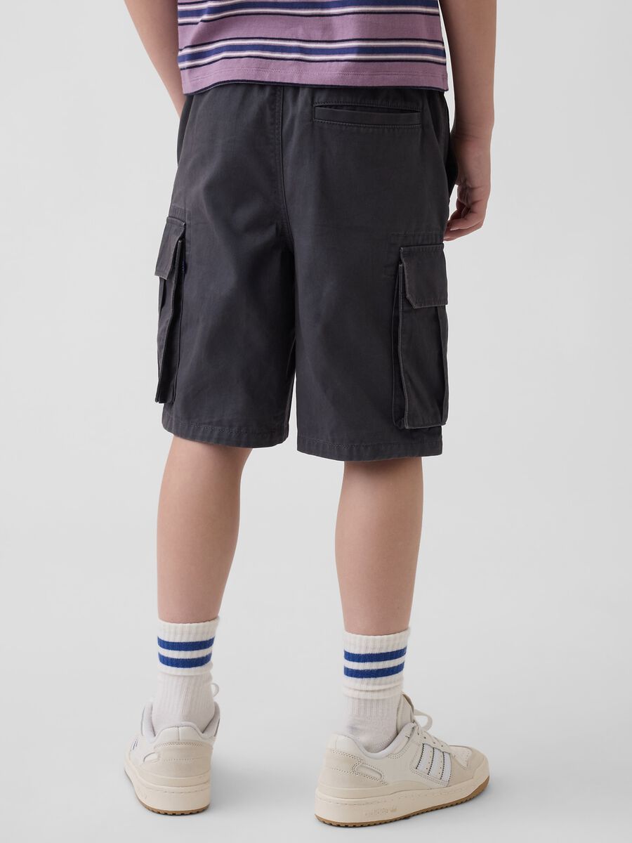 Pure cotton cargo shorts_2