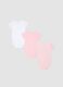 Multicolour pure cotton baby bodysuits tripack_1
