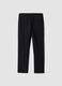 Black slim-fit stretch viscose-twill chino trousers_6