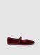 Red Friulane with ankle strap_0