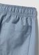 Regular fit azure pure cotton jogger trousers for children_3