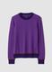 Purple pure wool crew-neck jumper_0