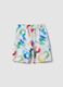 Multicolour pure cotton shorts_4