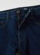 Men's blue denim regular fit jeans_5